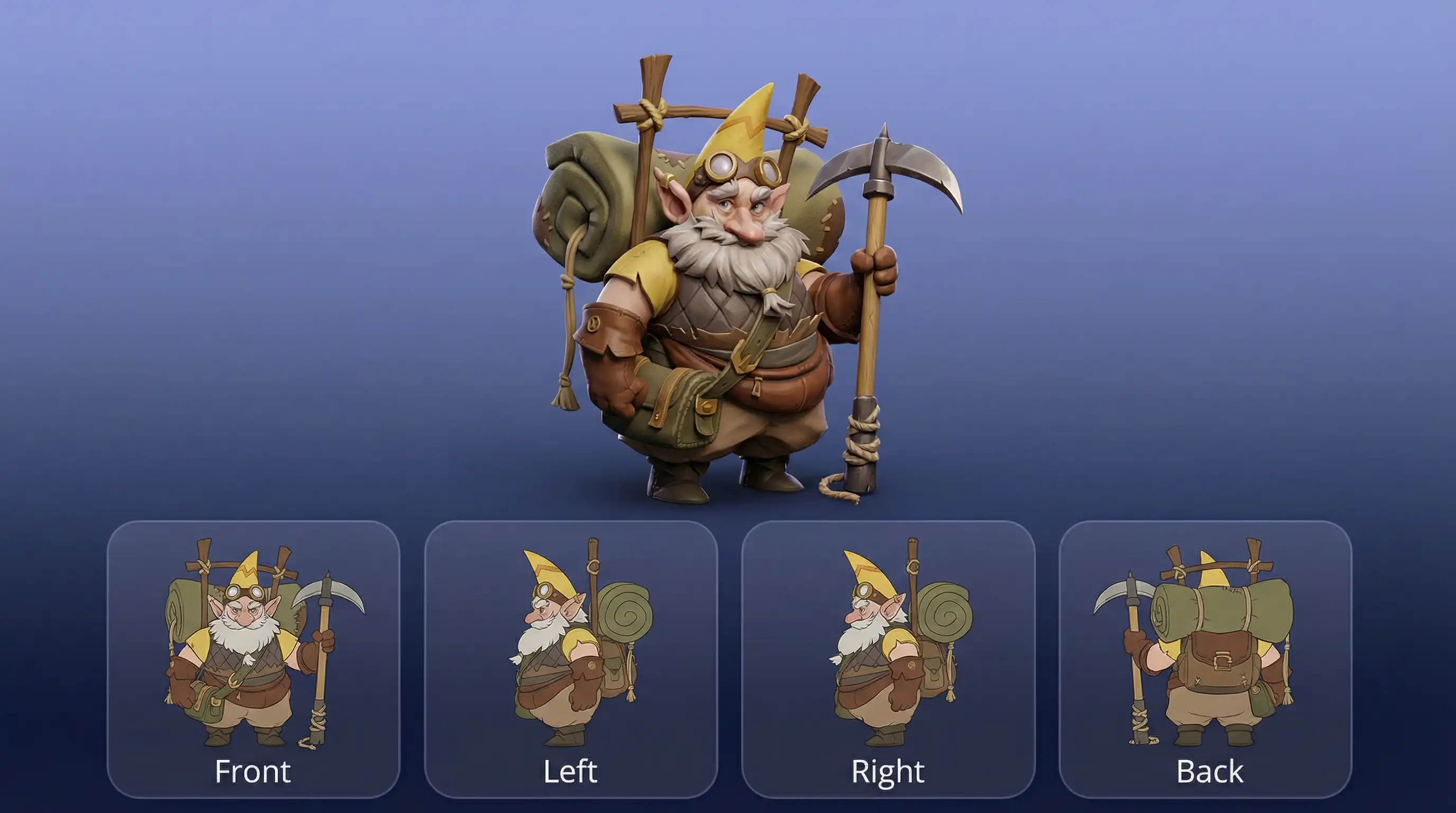 Multi Image to 3D Model example